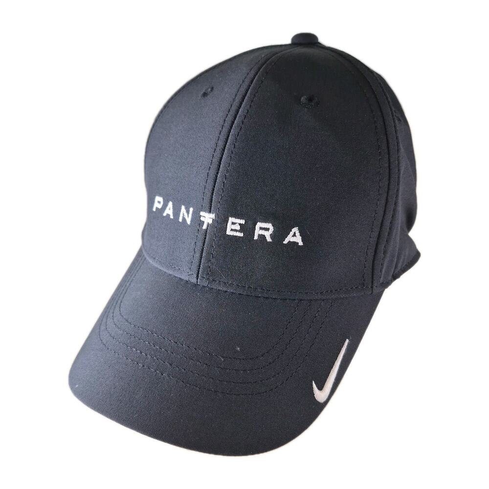 Nike Pantera Club Cap M/L Adjustable Black Dri-Fit Logo Adjustable Hat Running